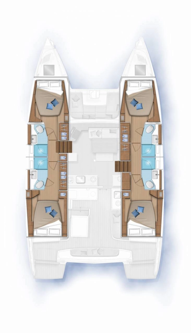 Noleggio barche Lagoon Lagoon 46 a Saint-Raphaël su Samboat