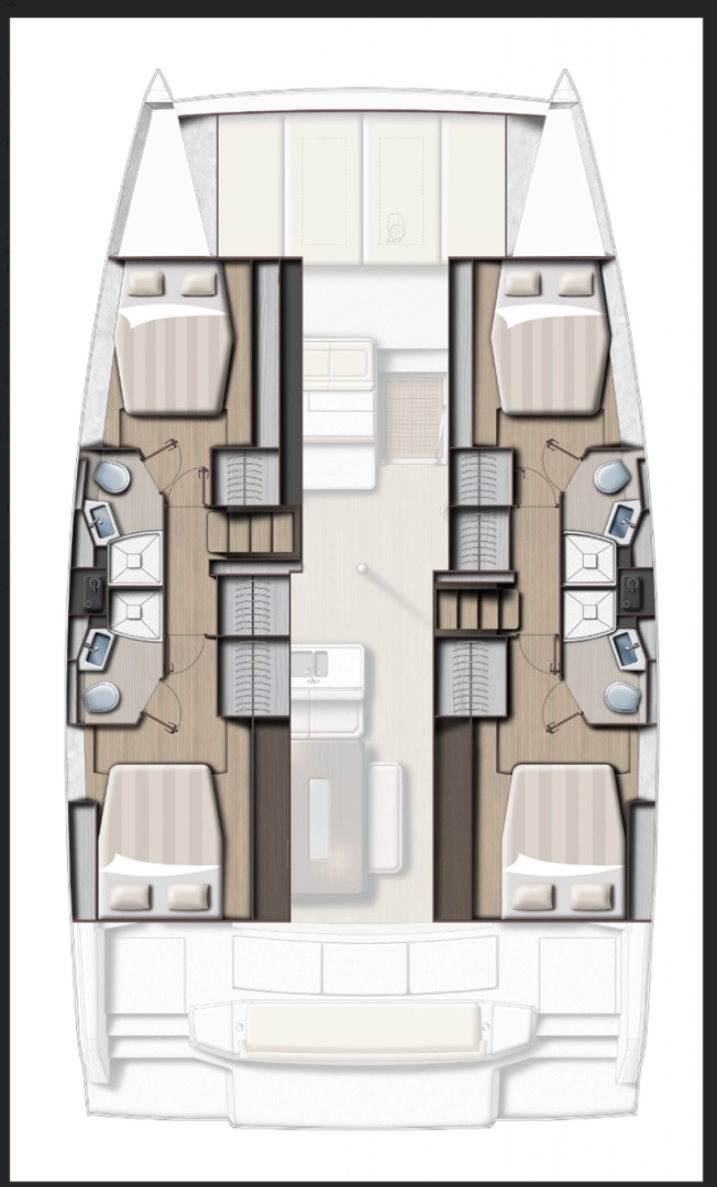 Noleggio Catamarano con o senza skipper Bali a Parham Town