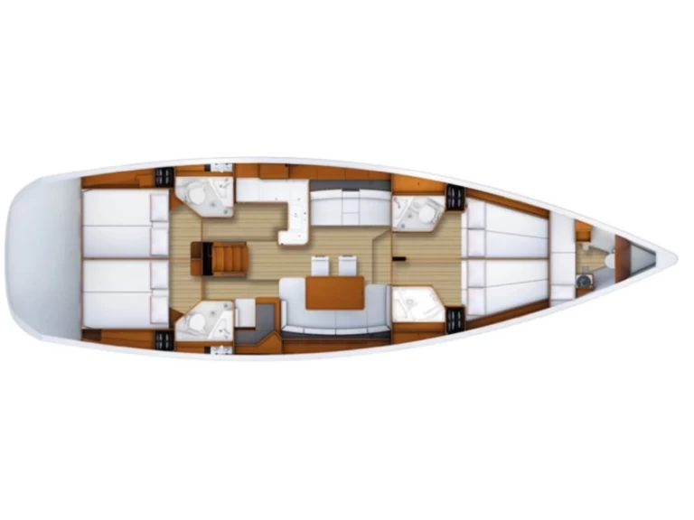 Noleggio Barca a vela Jeanneau con patente nautica