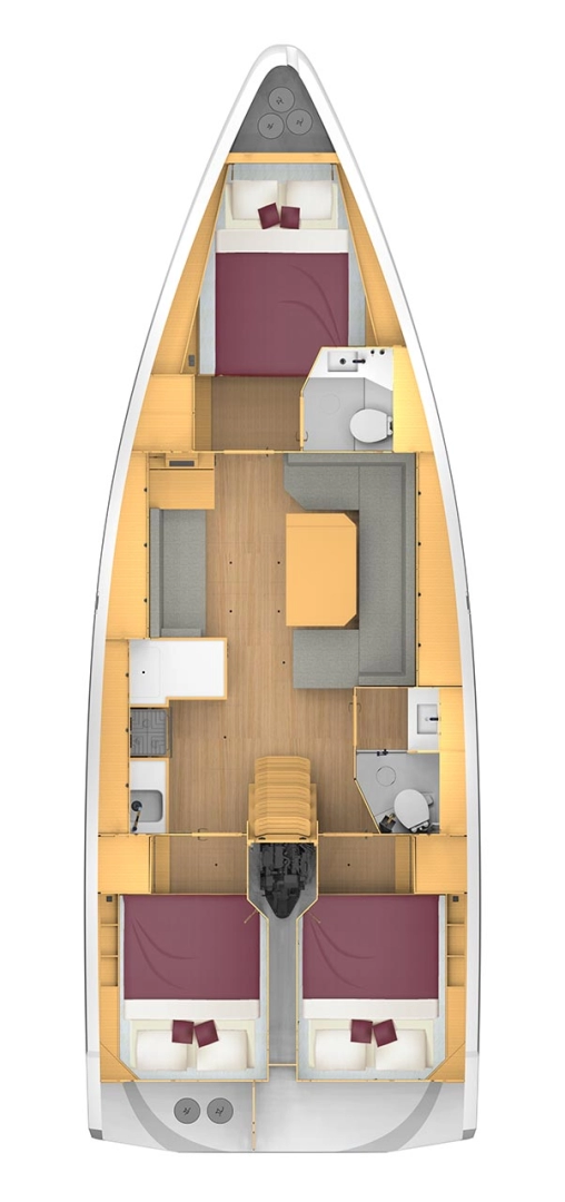 Noleggiare una Bavaria Bavaria C42 a Zaravecchia (Biograd)