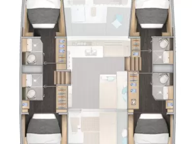 Lagoon Lagoon 43 da affittare a  Seget Donji