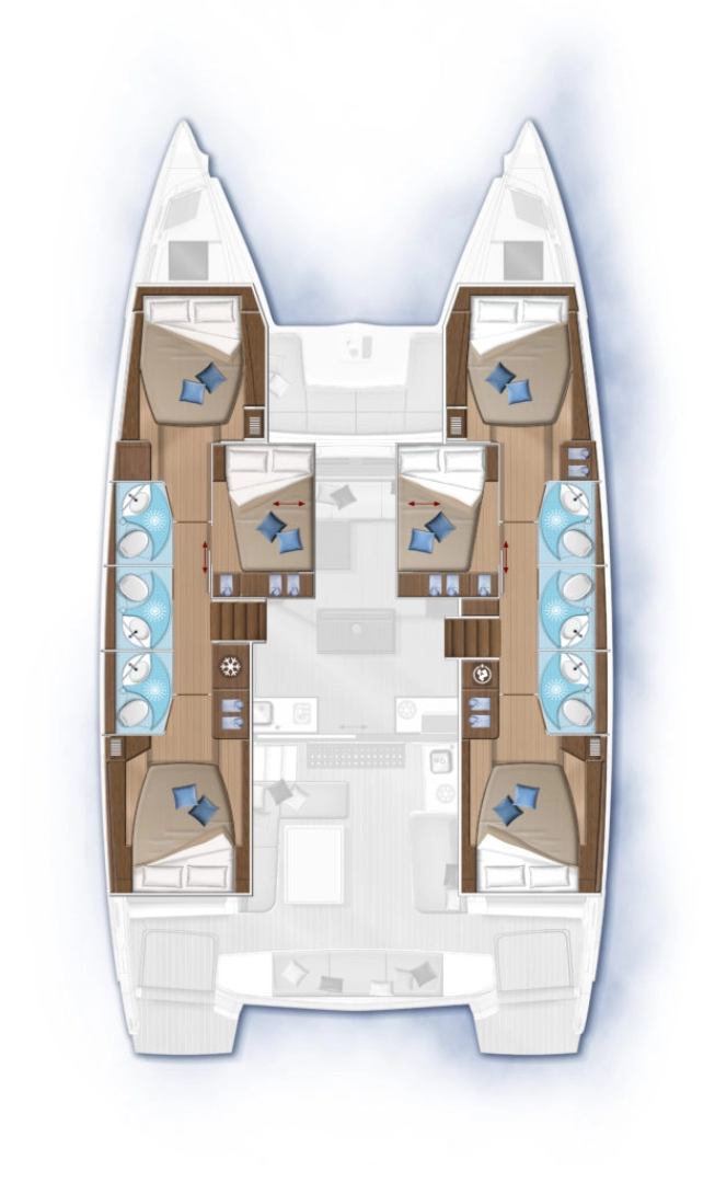 Noleggio barche Lagoon Lagoon 50 a Álimos su Samboat