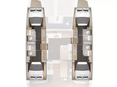 Noleggio barche Lagoon Lagoon 43 a Rogosnizza su Samboat