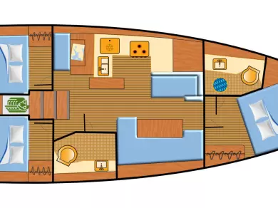 Jeanneau Sun Odyssey 410 da affittare a  Rogosnizza