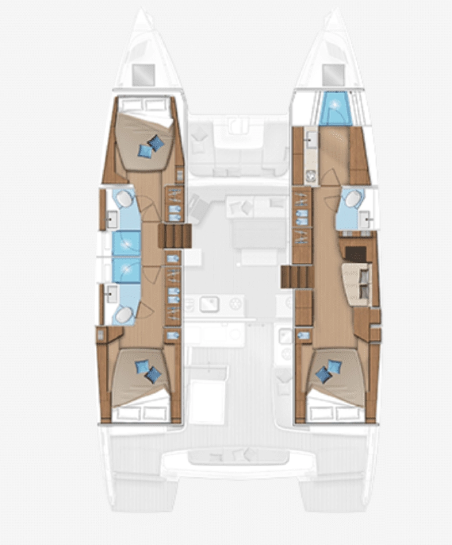 Noleggio barche Road Town economico Lagoon 46