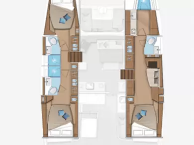 Noleggio barche Road Town economico Lagoon 46