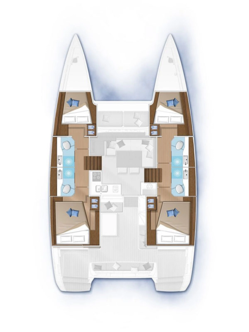 Noleggiare una Lagoon Lagoon 42 a Lefkáda