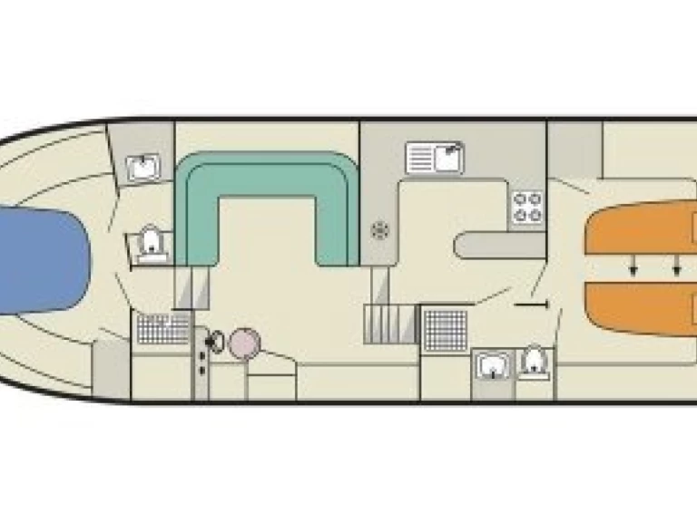 Noleggio Houseboat con o senza skipper Comfort Plus a Branges