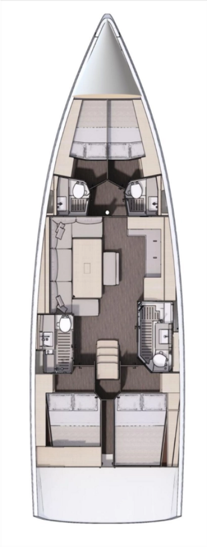 Noleggio barche Primošten economico Dufour 470
