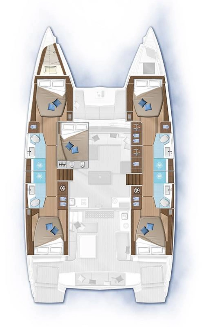 Noleggio barche Lefkáda economico Lagoon 50