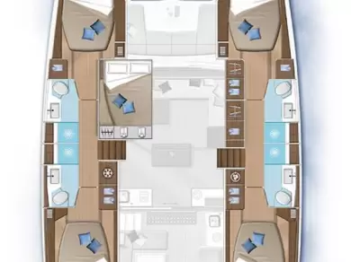 Noleggio barche Lefkáda economico Lagoon 50