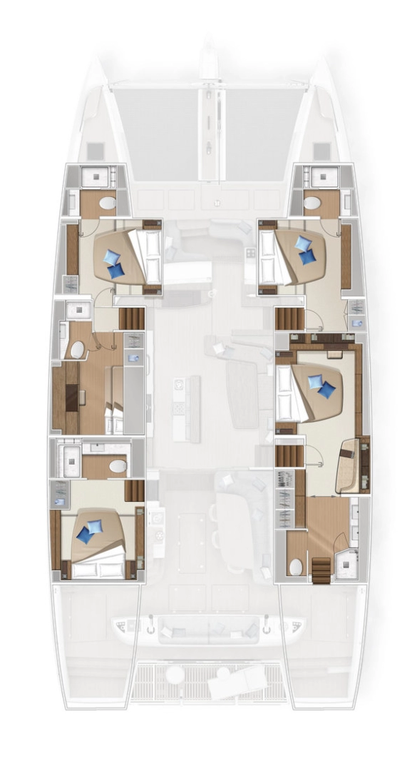 Noleggio barche Ellinikó economico Lagoon Sixty 5