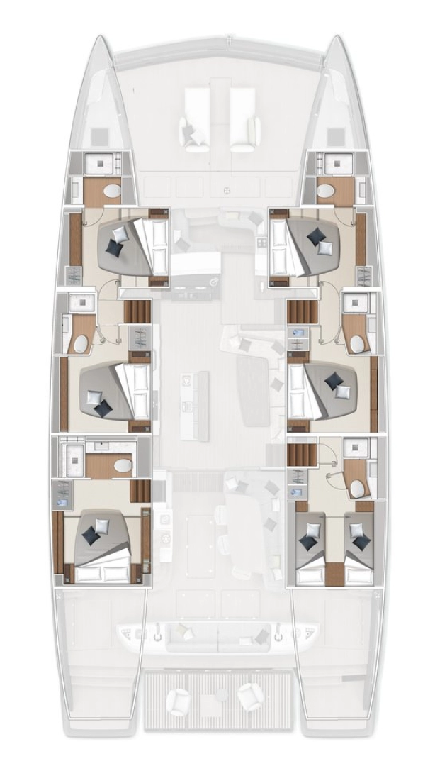 Noleggio Yacht di lusso a Ellinikó – Lagoon Lagoon Sixty 7