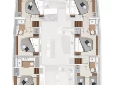 Noleggio Yacht di lusso a Ellinikó – Lagoon Lagoon Sixty 7