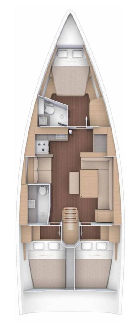 Noleggio barche Jezera economico Dufour 430