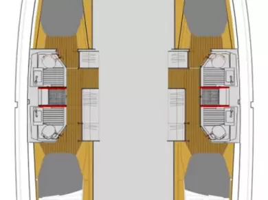 Noleggio barche Fountaine Pajot Astrea 42 a Zaravecchia (Biograd) su Samboat