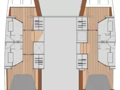 Noleggio Catamarano Fountaine Pajot con patente nautica