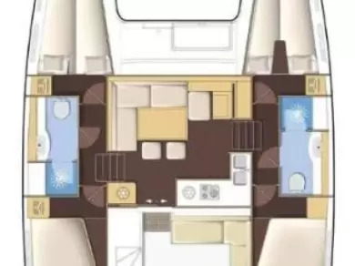 Noleggiare una Lagoon Lagoon 400 S2 a Trogir