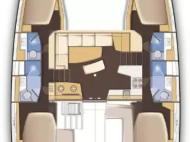 Noleggio barche Lagoon Lagoon 42 a Murter-Kornati su Samboat