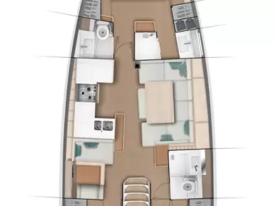 Jeanneau Sun Odyssey 490 da affittare a  Göcek