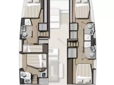 Noleggio Catamarano con o senza skipper Bali a Sant Antoni de Portmany