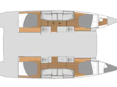 Noleggio Catamarano Fountaine Pajot con patente nautica