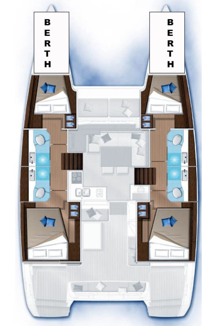 Noleggio Catamarano a Seget Donji – Lagoon Lagoon 40