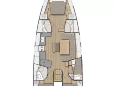Bénéteau Oceanis 46.1 da affittare a  Seget Donji