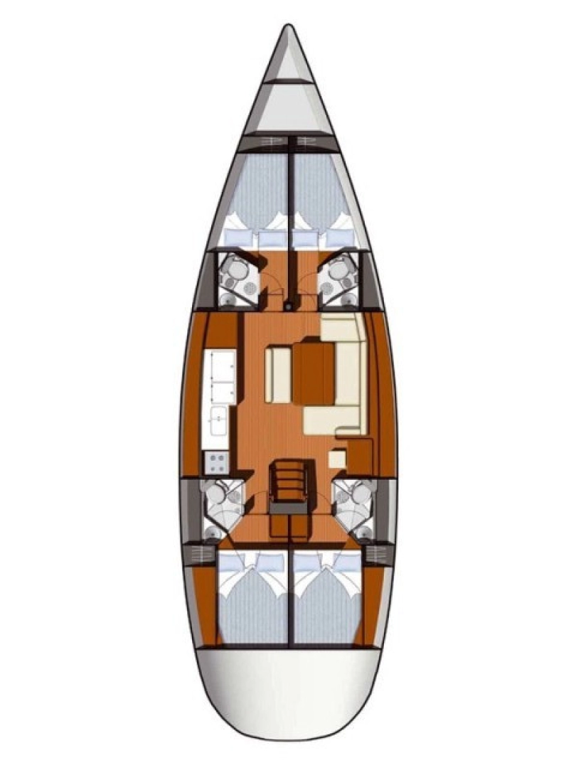 Noleggiare una Jeanneau Sun Odyssey 49 a Castelli
