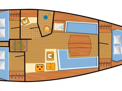 Noleggio Barca a vela Dehler con patente nautica