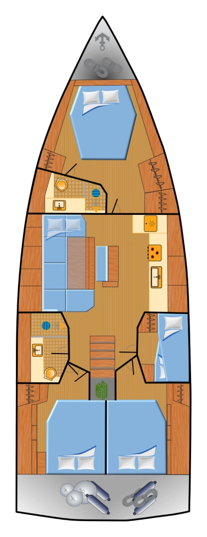 Noleggio barche Hanse Hanse 460 a Pola su Samboat