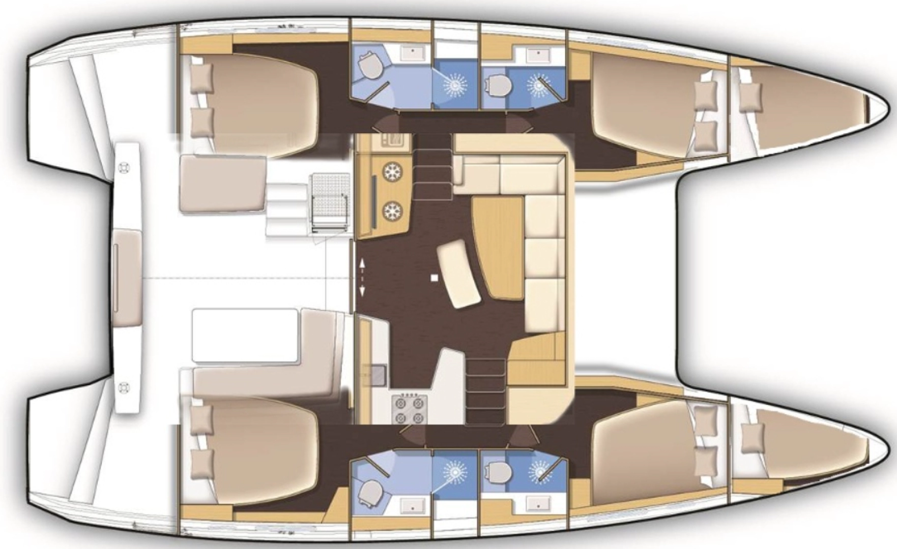 Noleggiare una Lagoon Lagoon 42 a Lefkáda