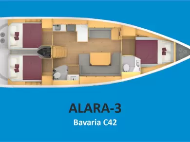 Bavaria Bavaria C42 da affittare a  Fethiye