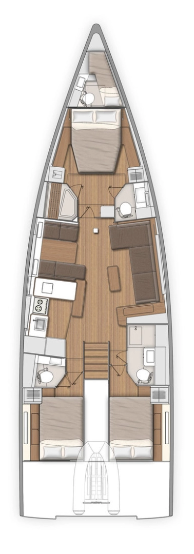 Noleggio Barca a vela a Primošten – Bénéteau First 53