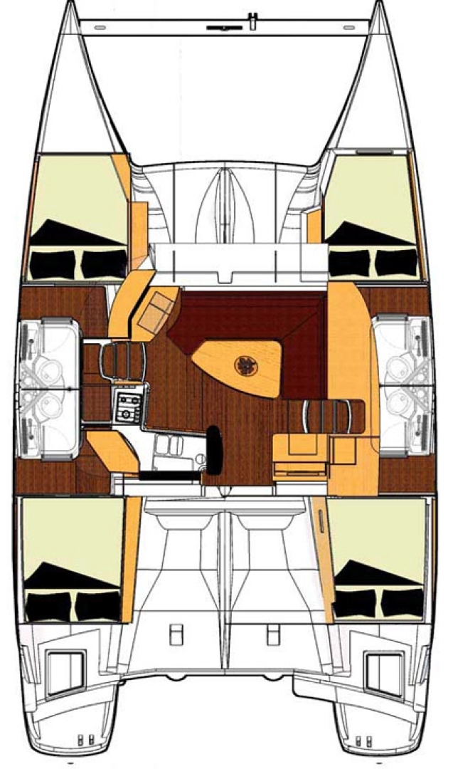Noleggio Catamarano a Punat – Fountaine Pajot Lipari 41