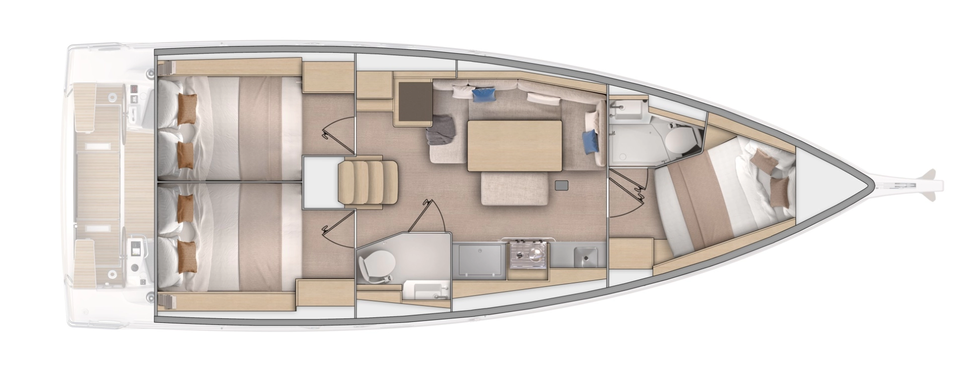 Noleggio barche Spalato economico Oceanis 37.1