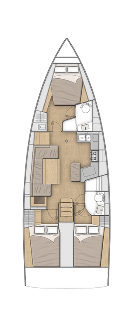 Noleggio barche Spalato economico Oceanis 40.1