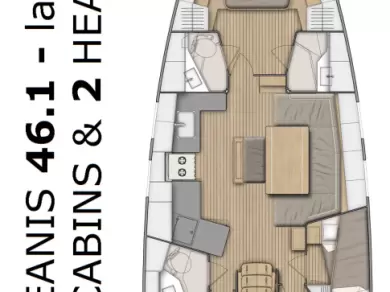 Noleggio barche Bénéteau Oceanis 46.1 a Pomer su Samboat