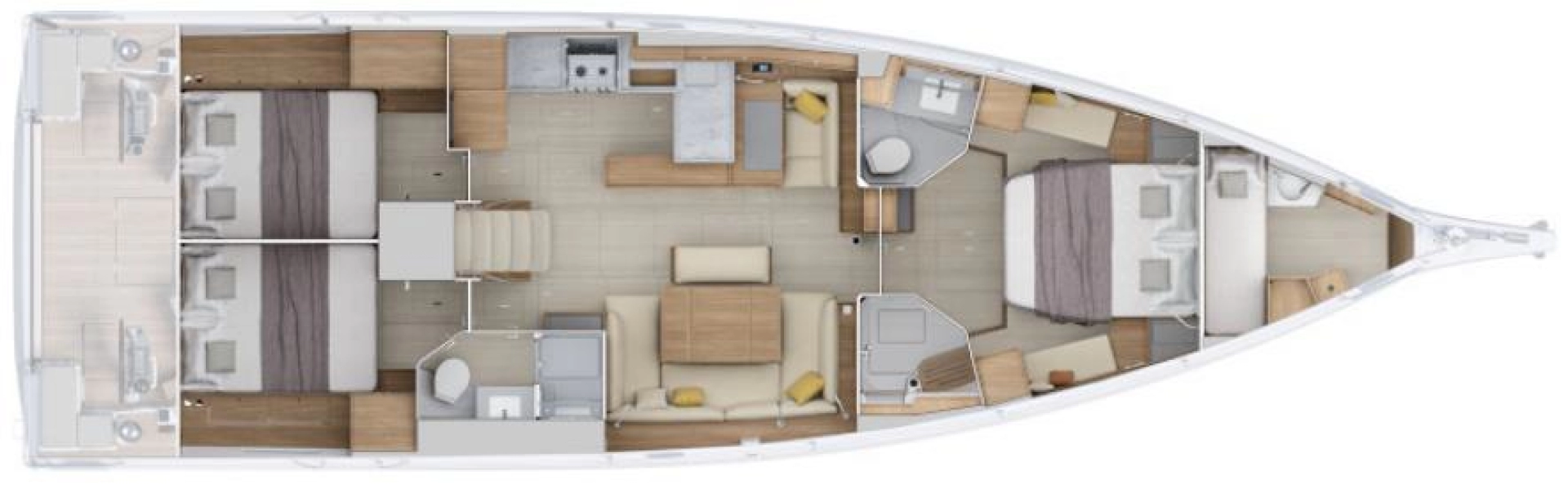 Noleggio a Spalato – Bénéteau Oceanis 52 - 3 cab. su SamBoat