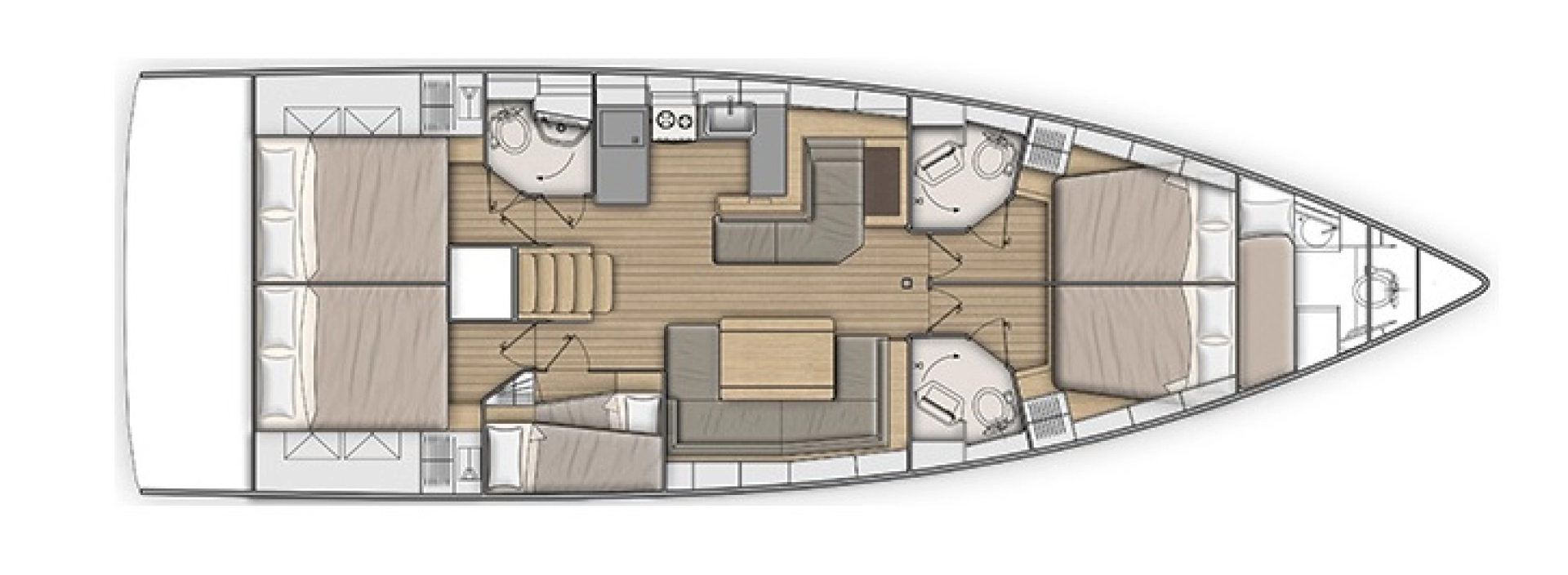Noleggio barche Bénéteau Oceanis 51.1 a Sukošan su Samboat