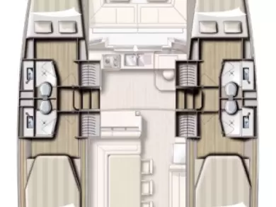 Noleggio Catamarano a Lefkáda – Bali Bali 4.1