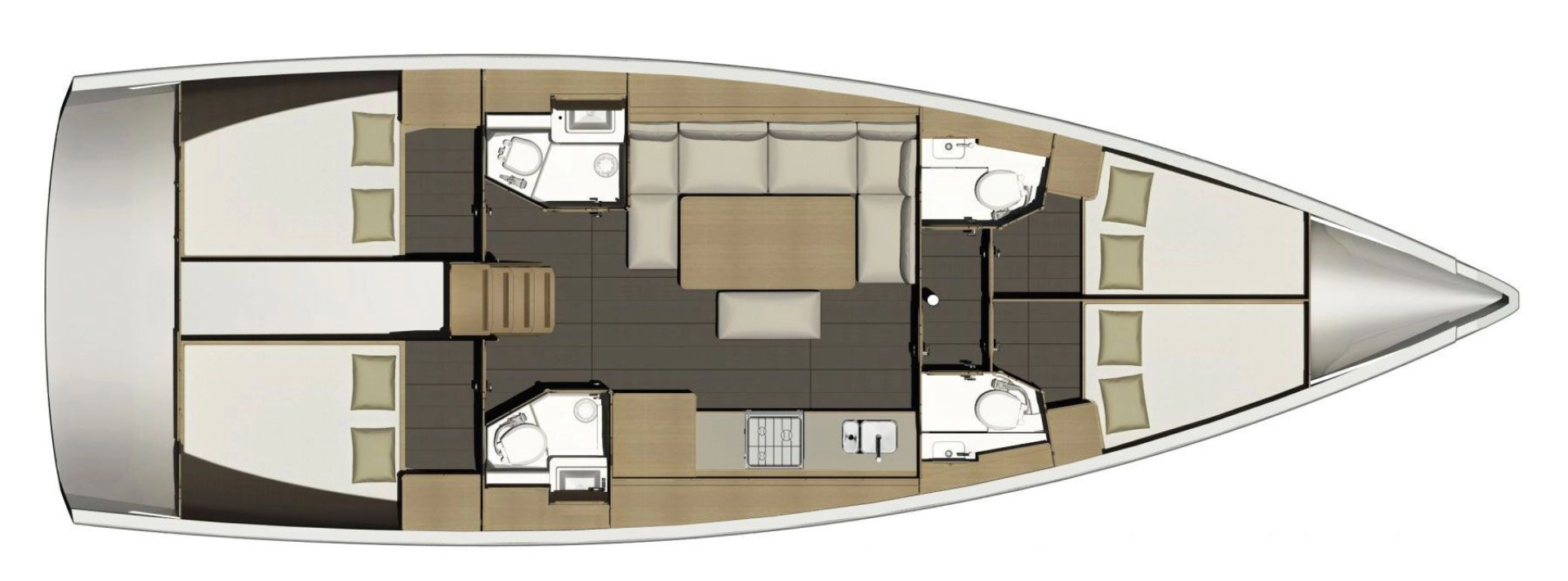 Noleggio Barca a vela a Lefkáda – Dufour Dufour 460 Grand Large