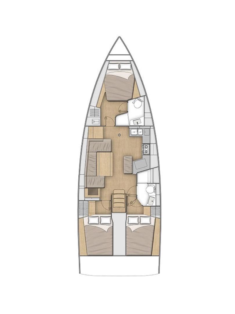 Bénéteau Oceanis 40.1 da affittare a  Lefkáda
