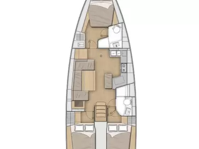 Bénéteau Oceanis 40.1 da affittare a  Lefkáda