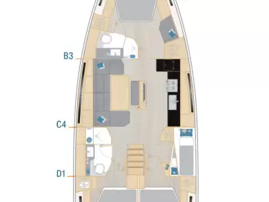 Noleggio Barca a vela a Göcek – Hanse Hanse 460