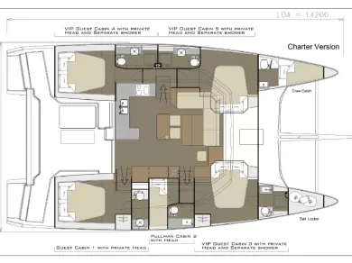 Noleggio barche Dufour Dufour Catamarans 48 Sail a Pirovac su Samboat