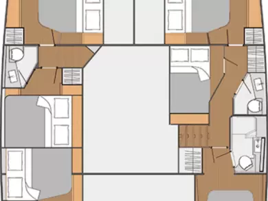 Noleggio Catamarano Fountaine Pajot con patente nautica