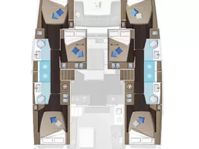 Noleggio Catamarano a Trogir – Lagoon Lagoon 51