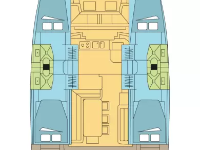 Noleggio Catamarano Bali con patente nautica
