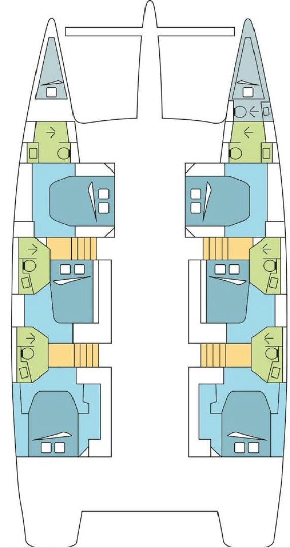 Noleggio barche Fountaine Pajot Ipanema 58 a Parham Town su Samboat
